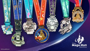 Medaillen des Disneyland Paris Magic Run Weekend 2018