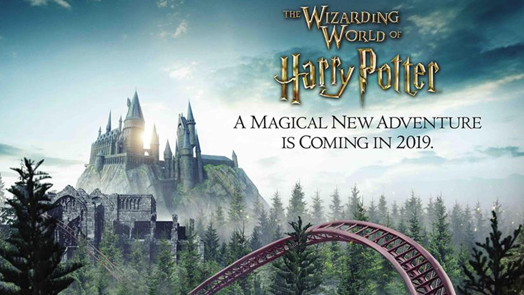Harry Potter-Achterbahn Universal Orlando 2019 Teaser Artwork