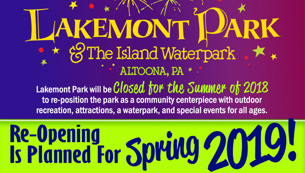 Lakemont Park Wiedereröffnung Frühling 2019