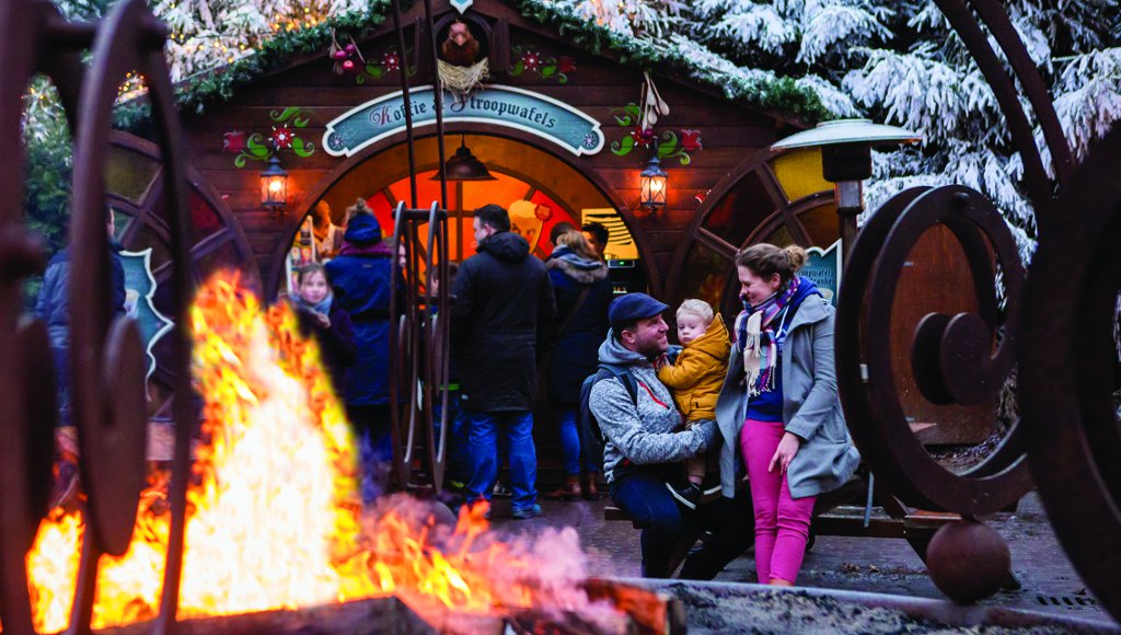 Winter Efteling Lagerfeuer