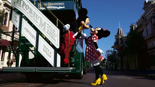 Disneyland Paris Main Street USA - Micky und Minnie