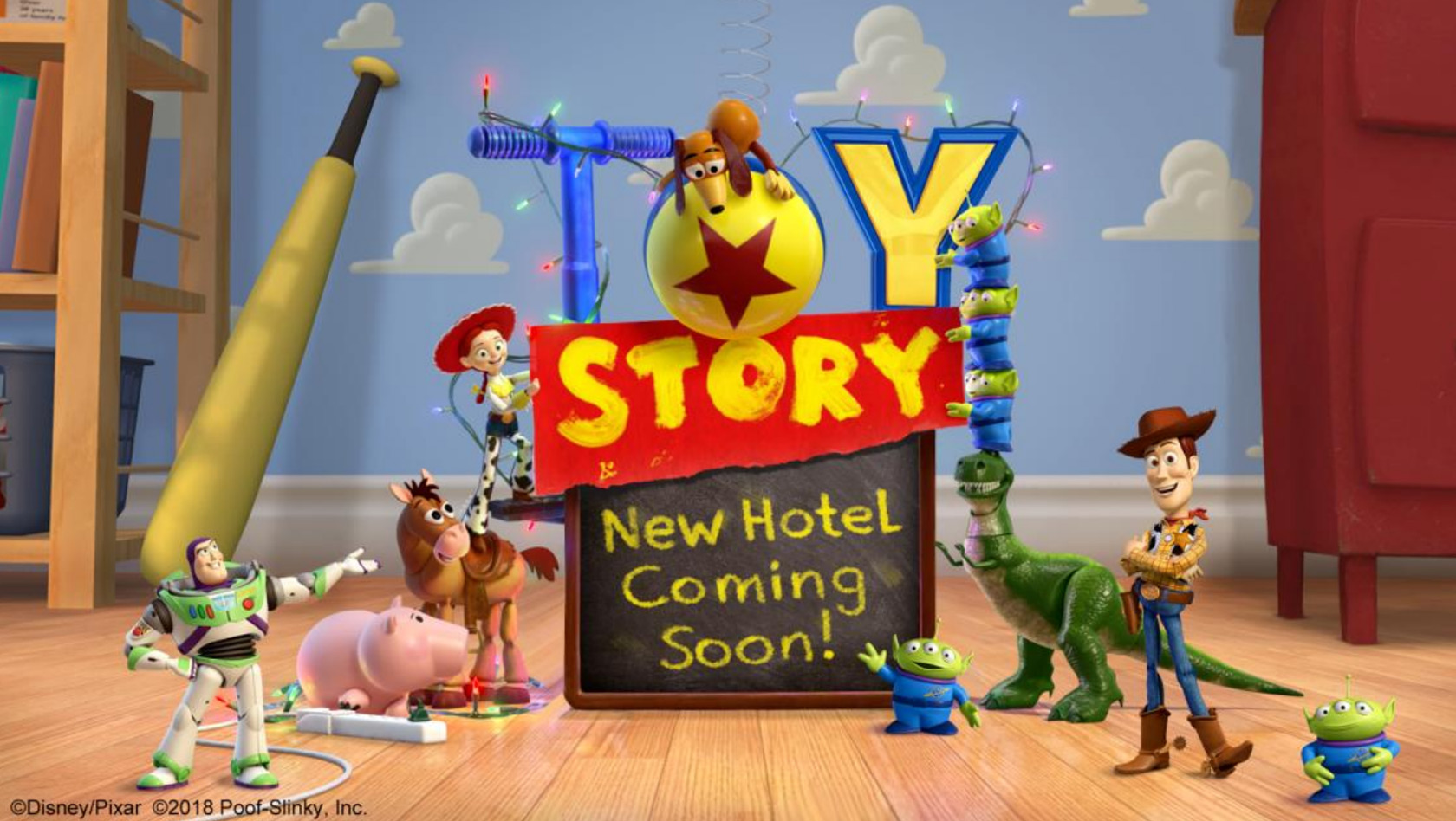 Toy Story Hotel Tokyo Disney Resort Artwork