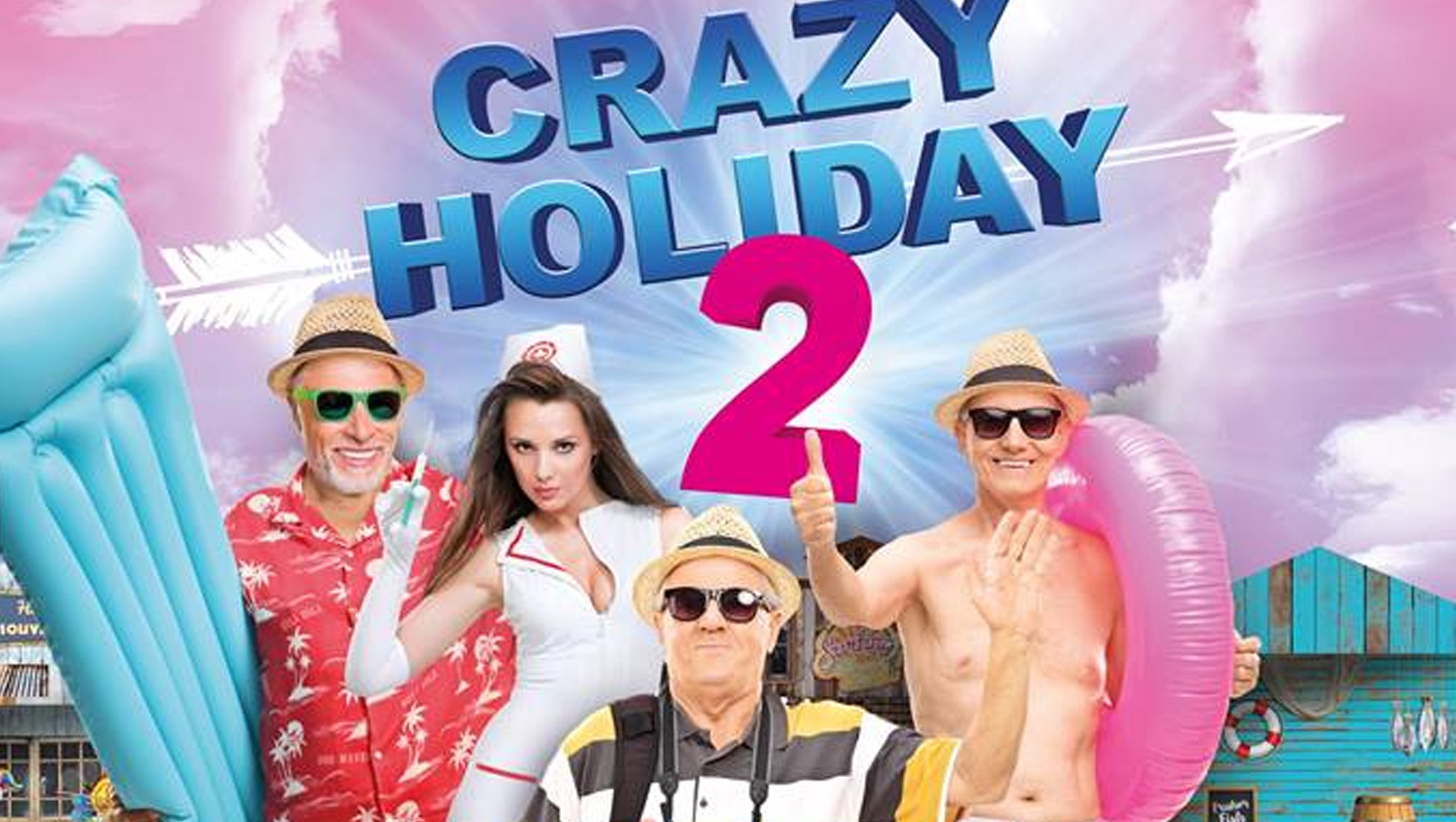 Holiday Park Wasserski-Show 2019 Crazy HOliday 2 Plakat