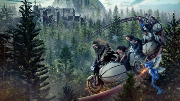 Universal’s Islands of Adventure Harry Potter-Achterbahn 2019 Artwork
