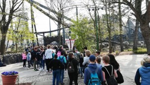 Highlander Hansa-Park Eröffnung Besucher