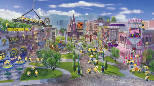 Universal Studios Singapur Entwurf Minions Park