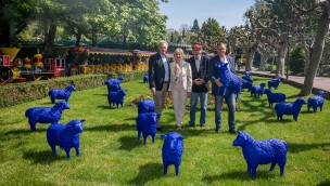 Europa-Park Aktion blaue Schafe 2019