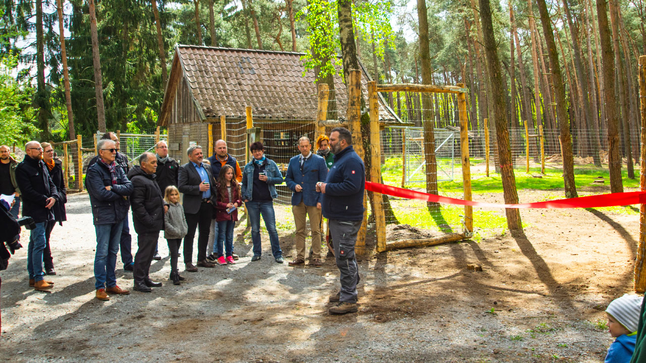 Wildpark Müden Einweihung Elchgehege Mai 2019