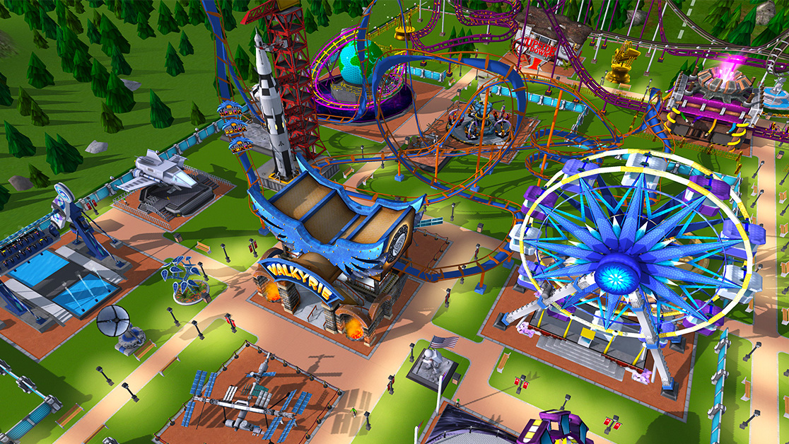RollerCoaster Tycoon Simulation