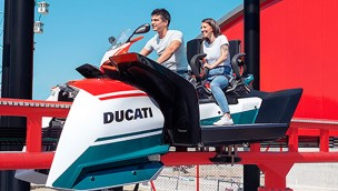 Ducati Motorrad Achterbahn interaktiv