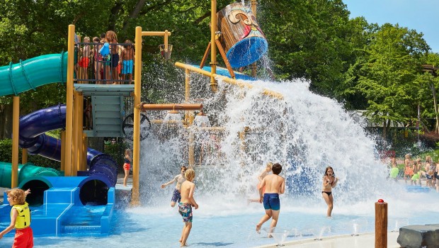 Tikibad Wasserspielplatz