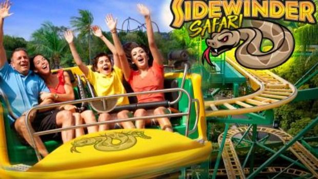 Six Flags Discovery Kindgdom Slidewinder Safari
