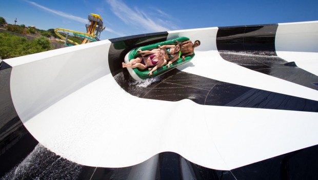Six Flags Fiesta Texas Thunder Rapids Water Coaster