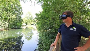 Zoo Karlsruhe Virtual Reality Katta Gehege