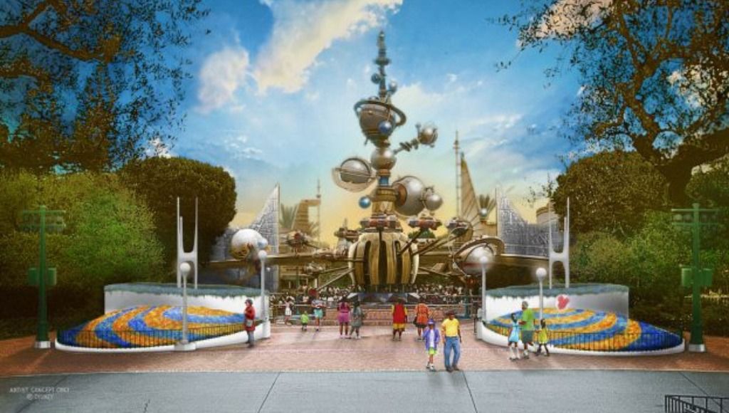 Disneyland Park Tomorrowland Eingangsbereich 2020