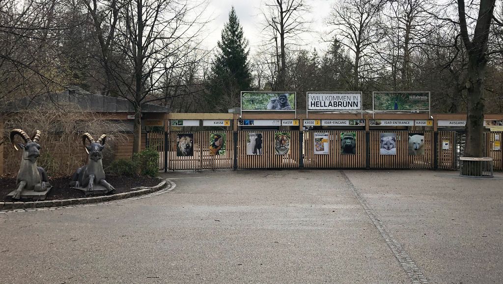 Tierpark Hellabrunn Isar Eingang