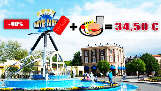 Movie Park Germany Angebot 2020 inkl. Hamburger