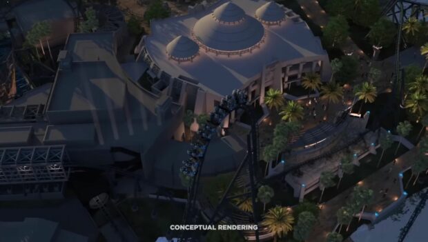 Universal Orlando VelociCoaster Trailer Screenshot Top Hat