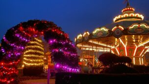 Kalkar Drive in Weihnachtsmarkt - Beleuchtung