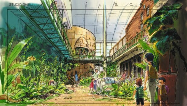 Studio Ghibli Park Großes Lagerhaus Konzeptzeichnung