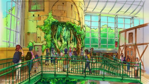 Studio Ghibli Themenpark Konzeptzeichnung 2