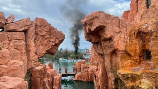 Universal Studios Islands of Adventure Feuer Popeye Qualm