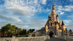 Disneyland Paris Schloss ohne Menschen