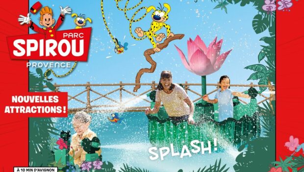 Parc Spirou Splash Piranha Interactive Water Jumble RES Artwork