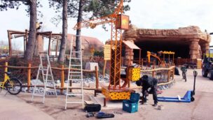 potts park Kinderbaustelle Villa Steinreich neu 2021 Baustelle Kran