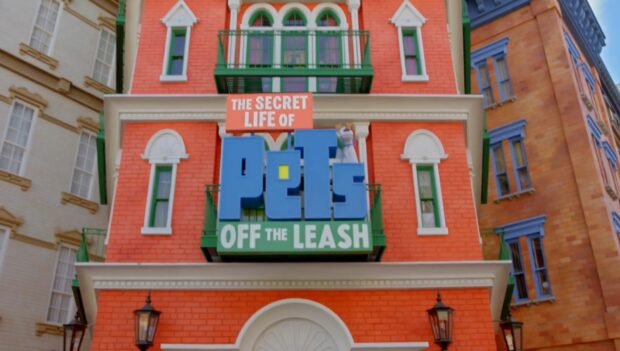 Universal Studios Hollywood The Secret Life of Pets: Off the Leash neu 2021 Eingang