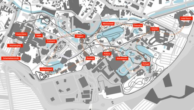 Virtual Europa-Park Parkplan