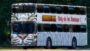 Serengeti-Park Doppeldecker Safari Bus