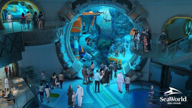 SeaWorld Abu Dhabi Aquarium Artwork 02