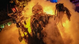 Movie Park Germany Halloween Horror Festival 2020 Kürbisfigur