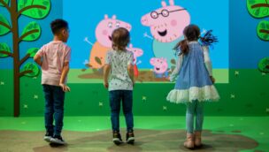 Peppa Pig World of Play Dallas interaktives Element