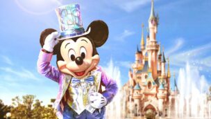 Das Kostüm von Micky Maus zum 30. Jubiläum von Disneyland Paris