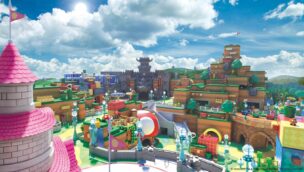 Super Nintendo World Universal Studios Japan von oben