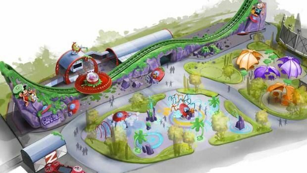 Parc Spirou 2022 Neuheit Themenbereich Disco Coaster Kid Paddle