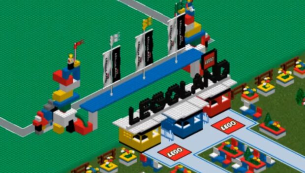 Screenshot aus dem Spiel Legoland aus dem Jahr 2000