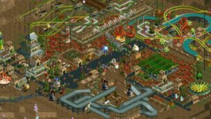 Screenshot aus dem Spiel RollerCoaster Tycoon 2