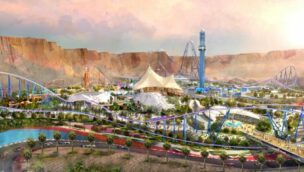 Six Flags Qiddiya Artwork Panorama
