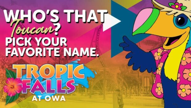 Tropic Falls at OWA Logo Maskottchen