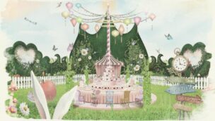 Ein Konzept des Pop-Up-Märchens Efteling Wonderland der Saison 2022
