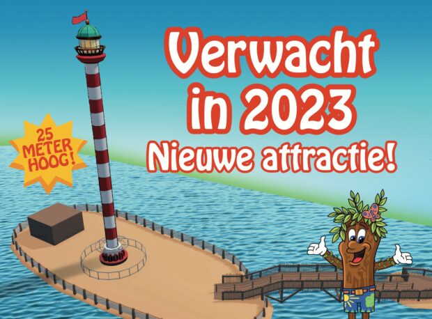 Ein Konzept der Neuheit 2023 im Speelpark Oud Valkeveen: der Freifallturm "Skytower"