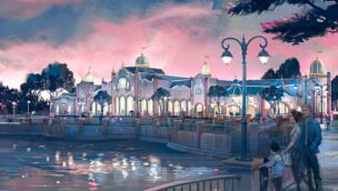 Konzept des neuen Restaurants im Walt Disney Studios Park in Paris