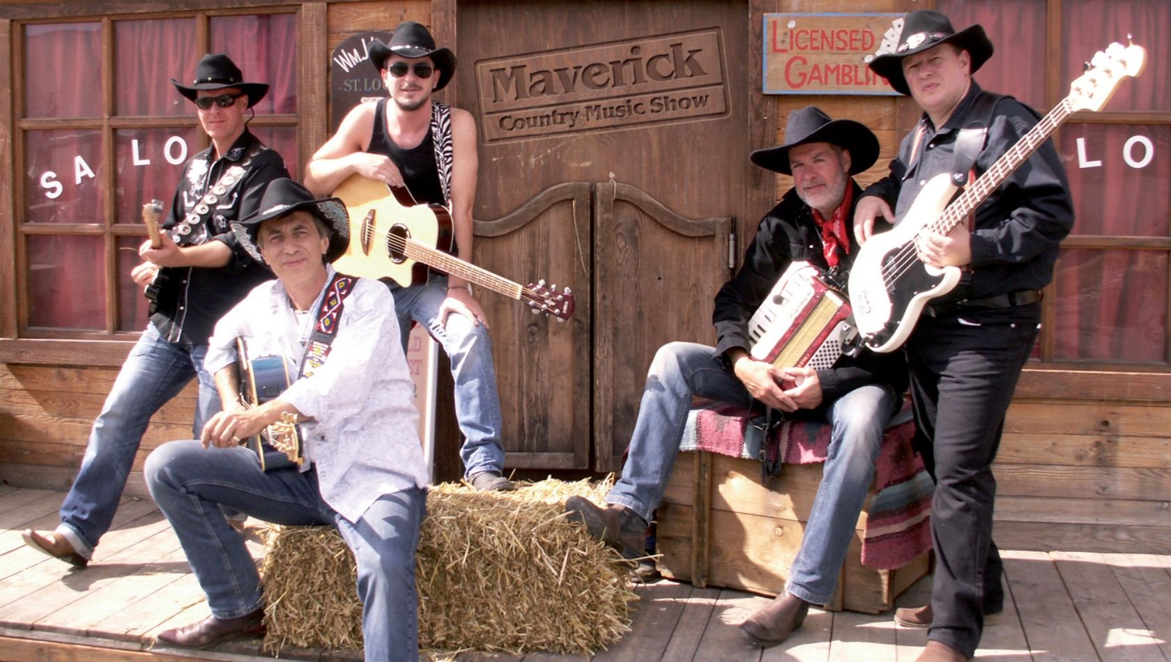 Die Band Mavericks im Fort Fun Abenteuerland