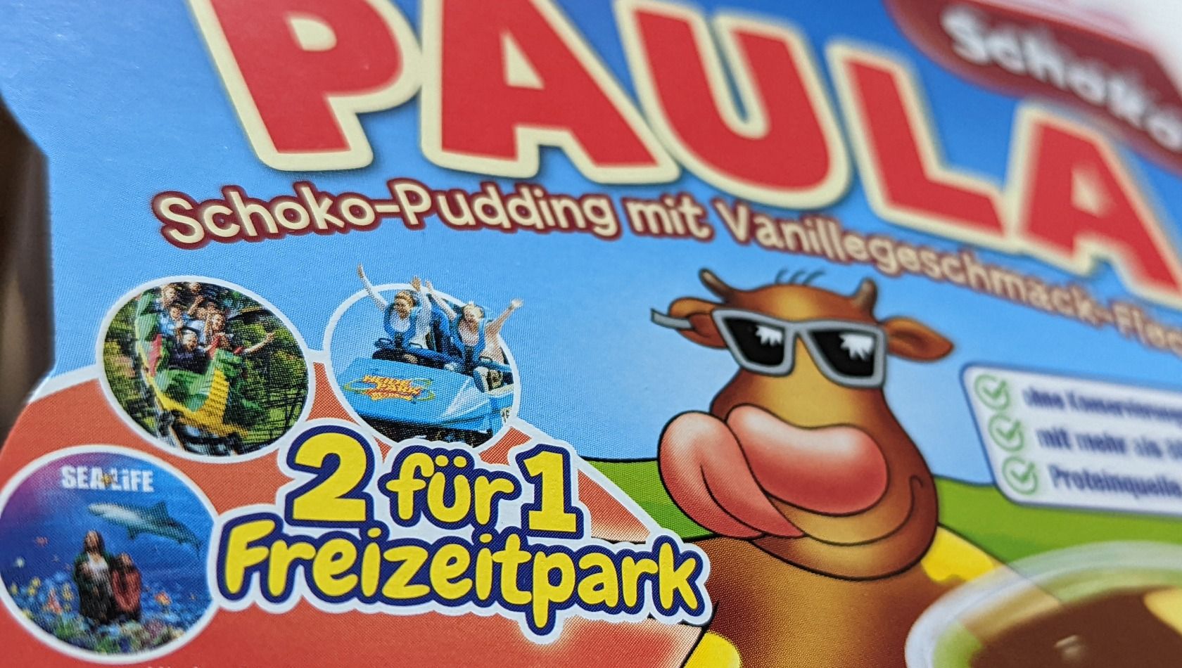 Paula Pudding 2 für 1 Freizeitpark Gutschein