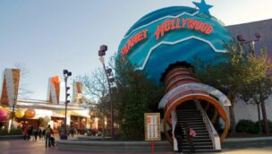 Das Restaurant Planet Hollywood im Disney Village des Disneyland Paris