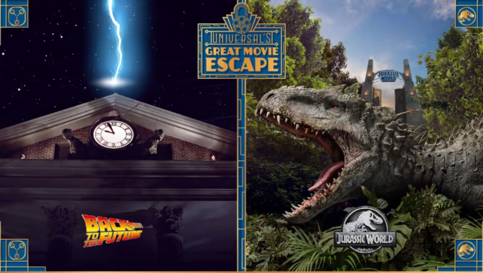 Ankündigung der Escape Rooms von The Great Movie Escape im Universal Orlando Resort