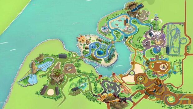 Lost Island Parkplan 2022